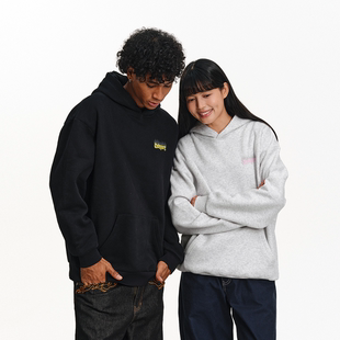 BURNIN*火焰横排连帽卫衣男春夏新款休闲宽松情侣上衣帽衫百搭潮