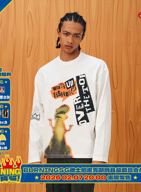 BURNIN*Disney Pixar Toy Story合作系列Rex长袖T恤