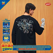 Story合作系列镭射印花长袖 BURNIN T恤 Pixar Toy Disney 迪士尼