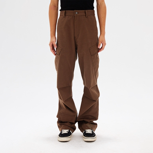 BURNIN* 火焰工装长裤纯棉户外工装长裤多口袋运动休闲裤