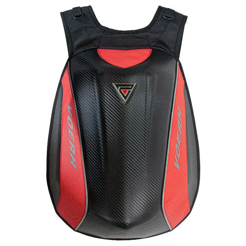 摩托车硬壳背包 骑士双肩背包 户外机车骑行龟壳防水头盔自行车包