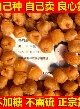 桂圆肉干广东高州杨家无核龙眼肉泡水即食老树鸡眼正宗香甜无添加