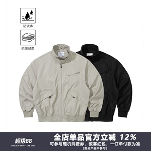 WEDENBORG翻领哈灵顿夹克男春秋休闲Cleanfit底特律情侣短款外套