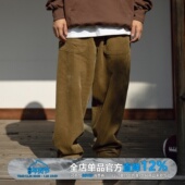 23AW日系复古水洗纯棉多口袋灯芯绒休闲长裤 WDR WEDENBORG 男秋冬