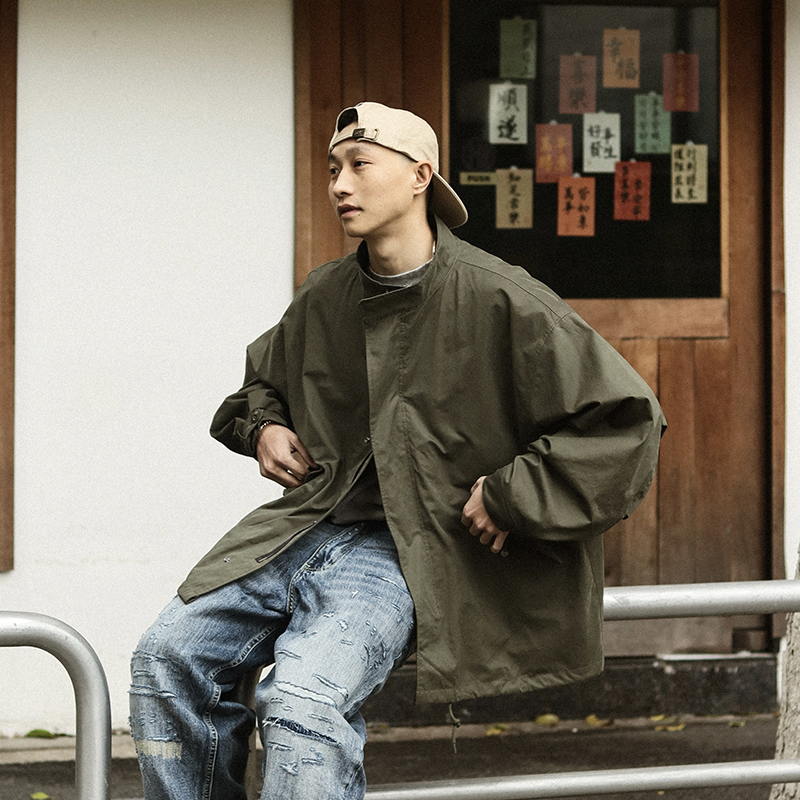 日系复古M65立领夹克外套