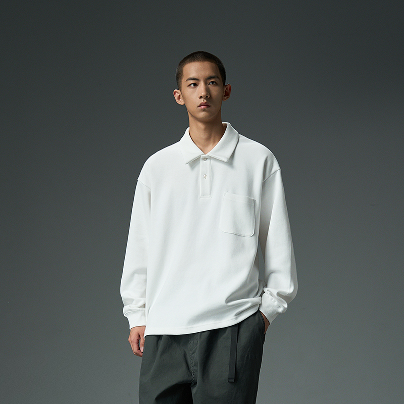 24AW基础纯色休闲POLO长袖