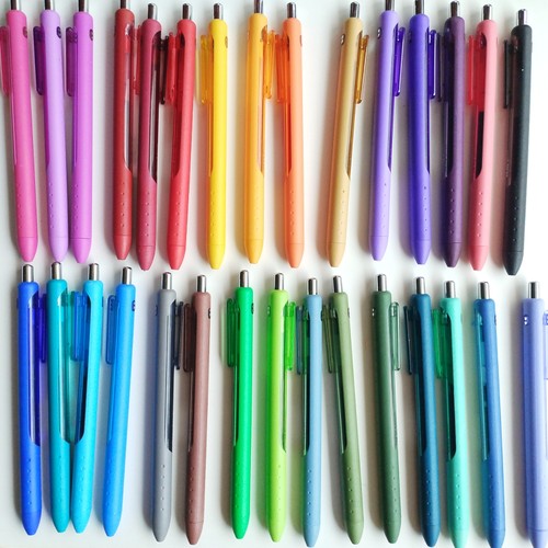 满22元包邮美国Paper Mate彩色中性笔凝胶笔速干顺滑0.7mm1支价格