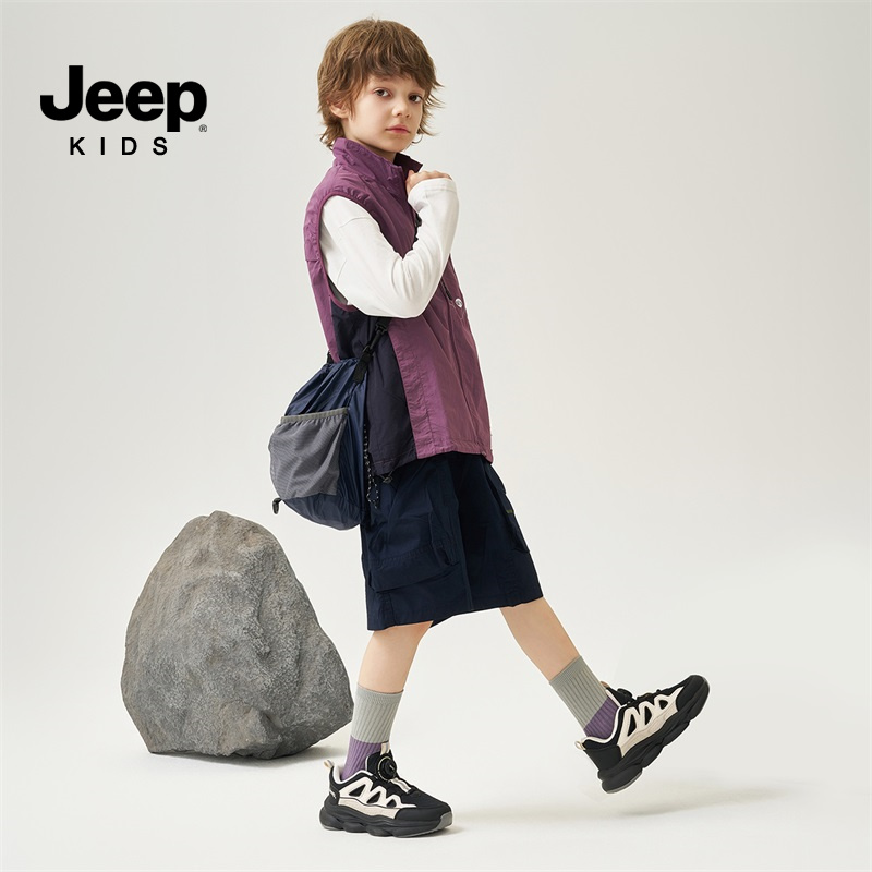 专柜正品假一罚三Jeep男童运动鞋