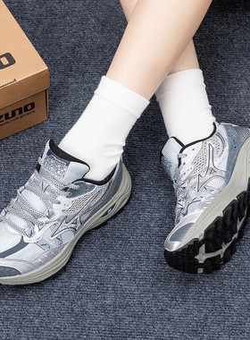 Mizuno美津浓25春夏新款复古透气户外轻野鞋跑步鞋 RACER ADV