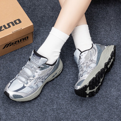 Mizuno美津浓25春夏新款复古透气户外轻野鞋跑步鞋 RACER ADV