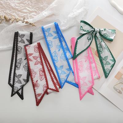 百搭气质简约系脖领巾飘带装饰