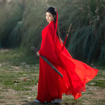 雪纺汉服古装仙气飘逸日常可穿