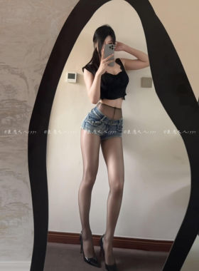情趣性感油亮丝袜超薄打底黑丝袜