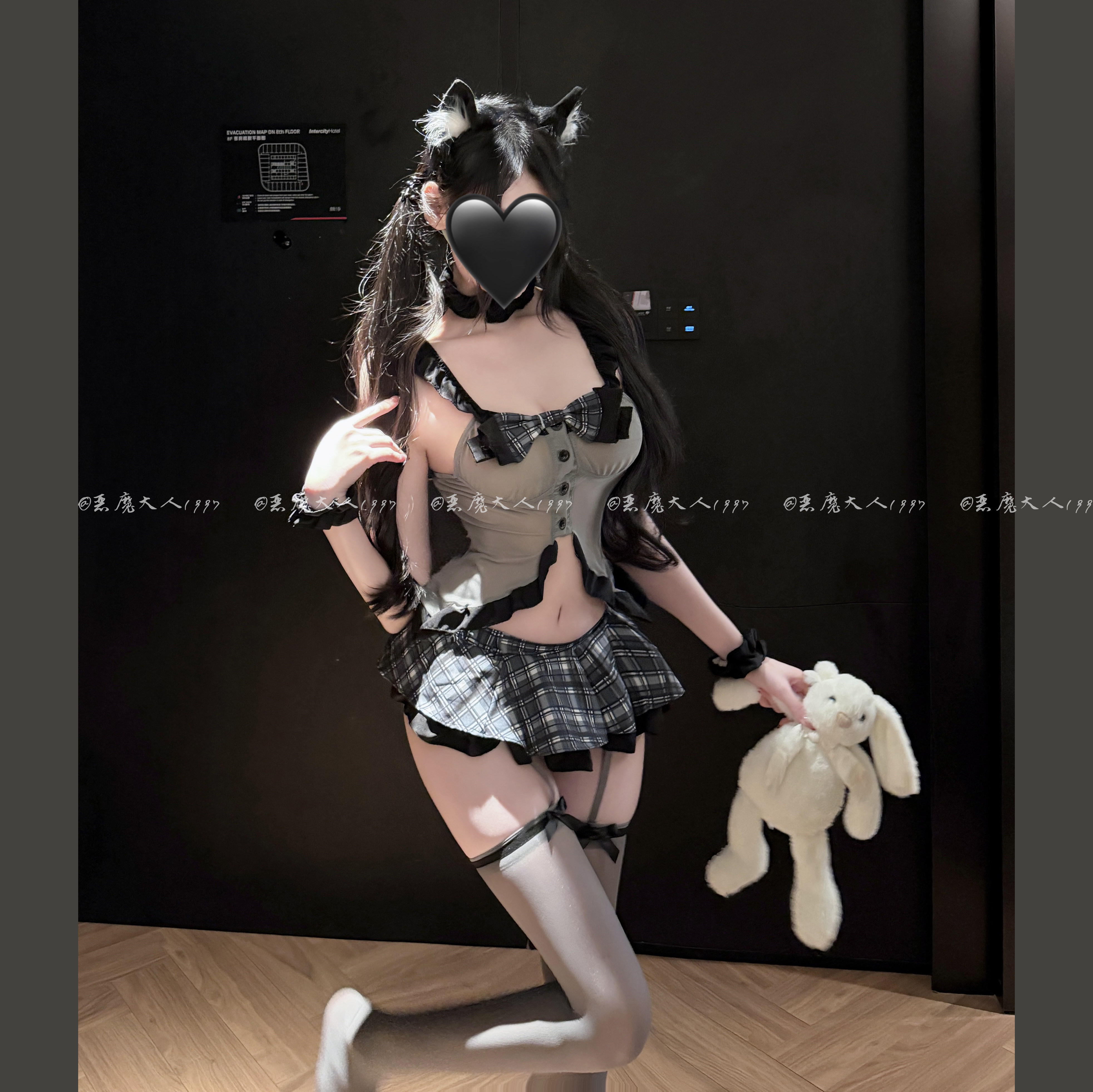 恶魔大人甜辣学妹纯欲学院风JK制服套装情侣约会cos情趣短裙内衣