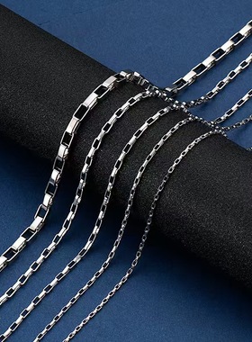 男士钛钢项链3-6mm长合仔