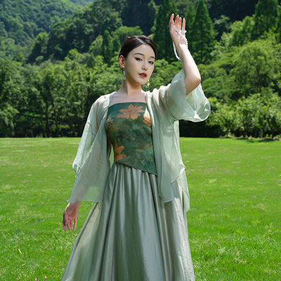 香云纱六破裙汉服听旬夏季