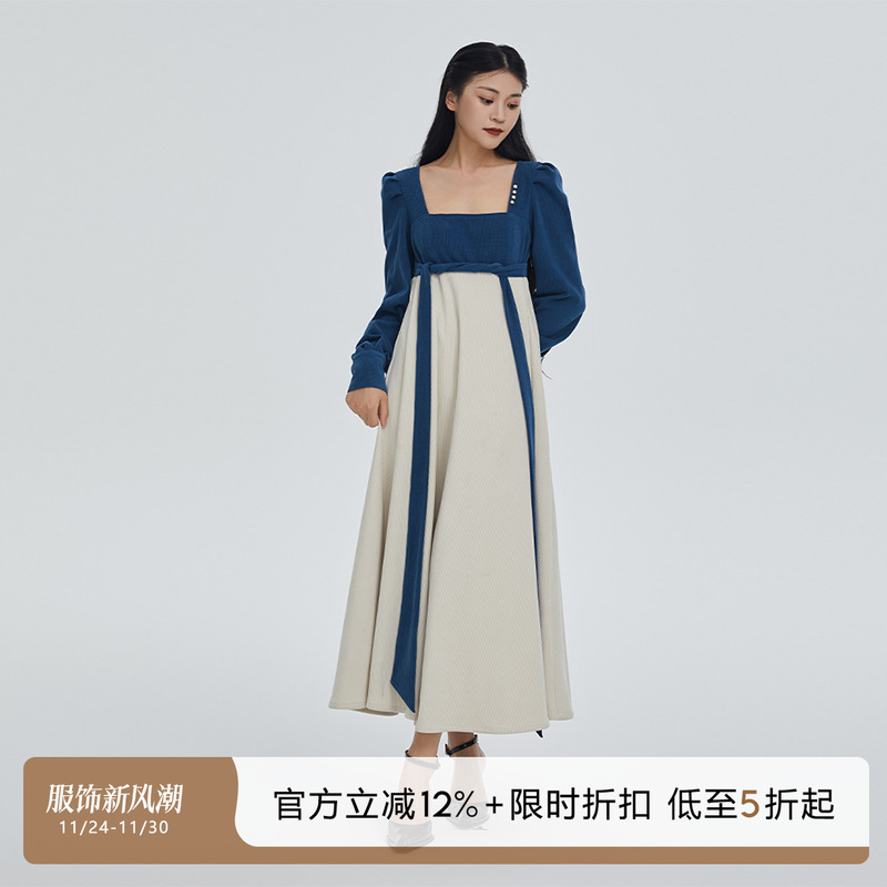 连衣裙听旬姐妹闺蜜装国风新中式