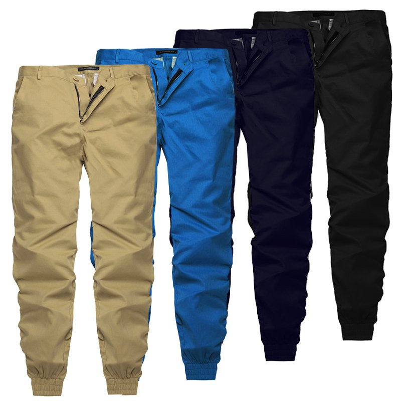 it Man Chinos Pants With Elastic Cuff Clothing Summer Autumnin the Men's clothing, Casual pants  category - from Buy2taobao.com to provide professional Taobao agent buy service
