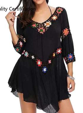 wear Cover Up Women  Summer Beach Tunic Sarongs