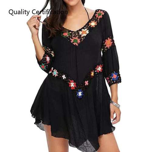 wear Cover Up Women  Summer Beach Tunic Sarongs