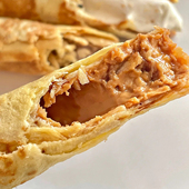 别停产 莲木叙榛子巧克力夹心牛轧海盐花生酱蛋卷饼干网红零食