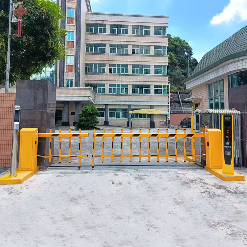直杆道闸杆车道栏杆小区大门挡车杠电动门闸升降杆智能车牌识别机