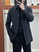 秋季 风衣外套男 百搭休闲翻领中长款 新款 高端进口防水面料青年男士