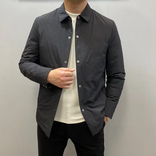 ASMENGGE休闲翻领轻薄款羽绒服