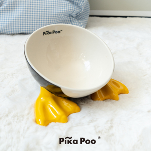 QZee poo匹卡噗宠物碗水碗防打翻狗碗食盆猫粮饮水宠物用品 Pika