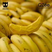 QZee几何水果丰荣藏食狗玩具zeedog耐咬漏食球磨牙棒柯基小中大犬
