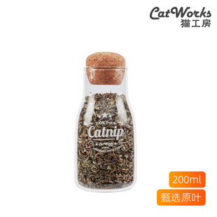 QZee猫薄荷原叶高端猫工房猫草粉末零食去毛球助消化自嗨缓解情绪