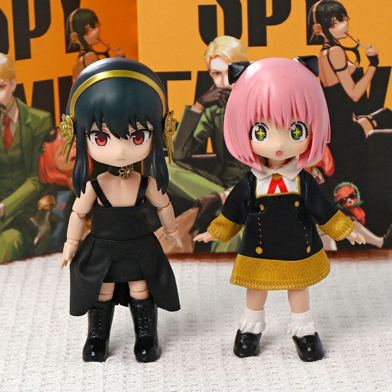 OB11娃衣 间谍过家家 阿尼亚 约尔.福杰校园套装12分素体可穿娃衣