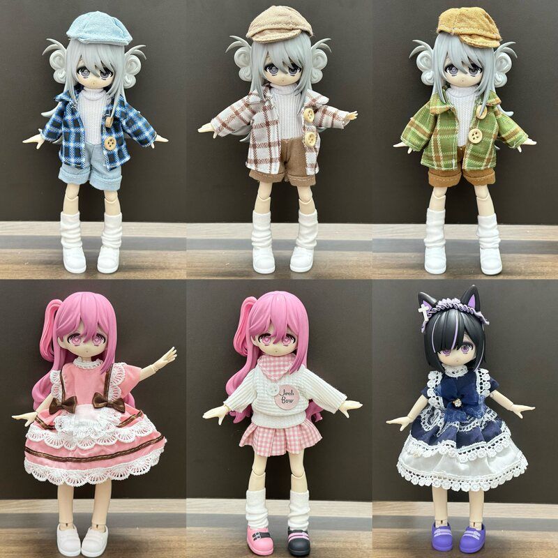 年服ob11娃衣8分bjd12分套装16-17厘米娃娃YMY-gsc一万次出逃裙子