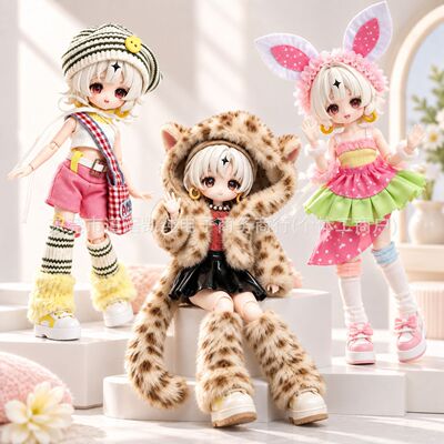 8分12分ob11娃衣11-17厘米潘妮邦倪兔阿巳体可动人偶bjd娃娃衣服