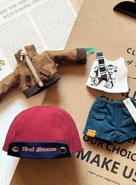 仅娃衣Z003摇滚套装嘎姐公仔替换玩偶服装四件套嘎子姐酷拽服娃衣