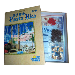 波多黎各桌游含贵族开拓扩展精品高质中文经营成人休闲聚典游戏