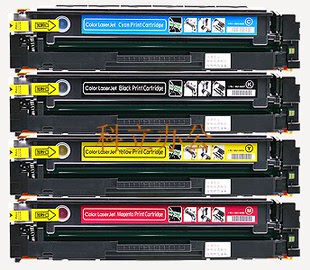 CF500A 适用惠普M254硒鼓 M281fdw M254dw 易加粉打印机硒鼓 Pro