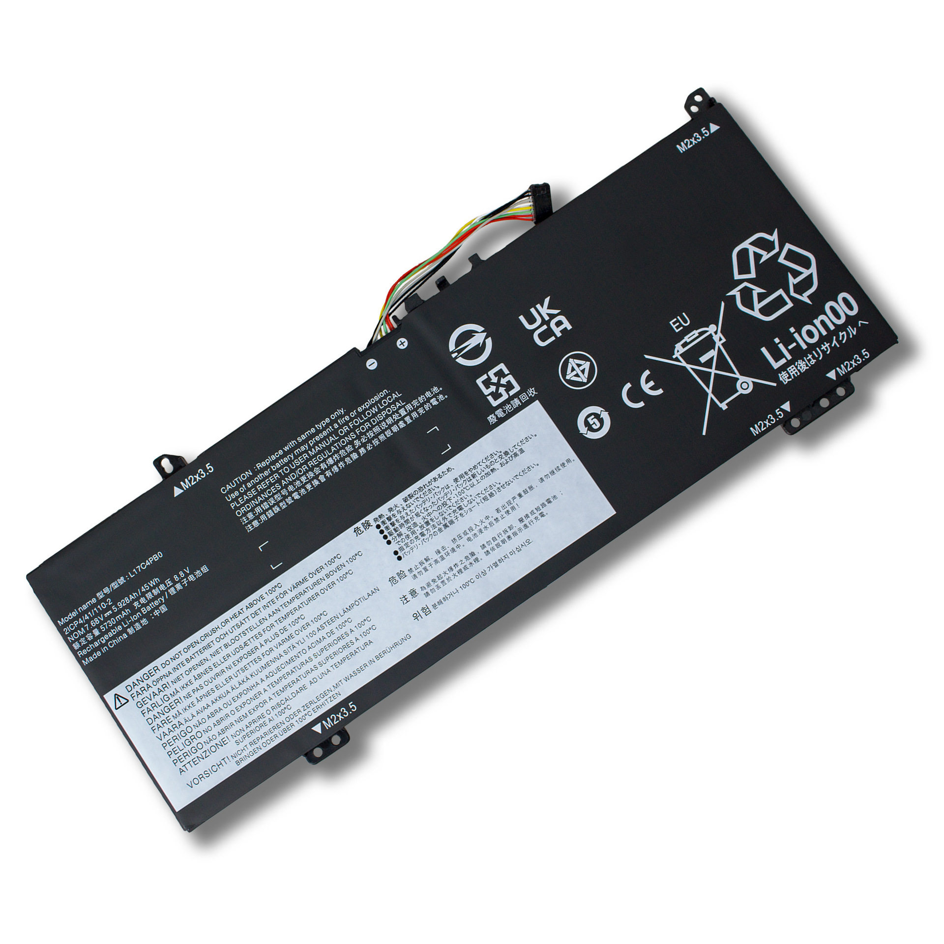 全新适用联想小新 Air 14IKBR 15IKBR L17C4PB0 笔记本电池