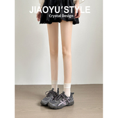 骄屿内增高厚底加绒德训鞋 2025新款 秋冬休闲运动老爹鞋 真皮 棉鞋