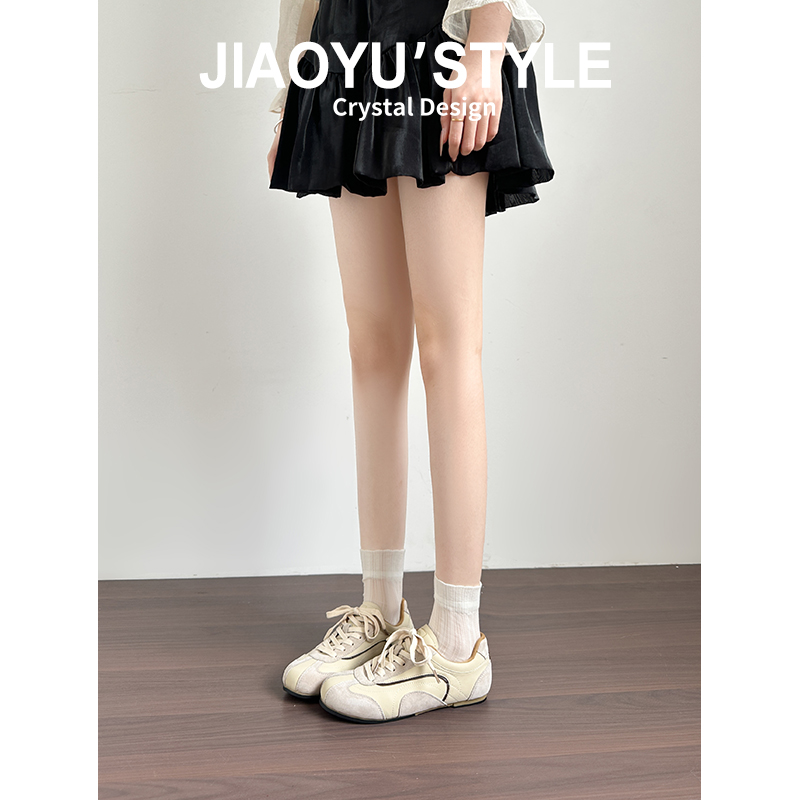 现货！！【免费试穿】牛皮德训鞋