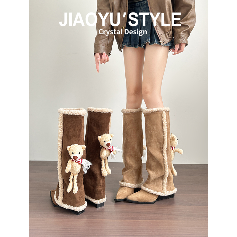 原创！！【免费试穿】真皮雪地靴