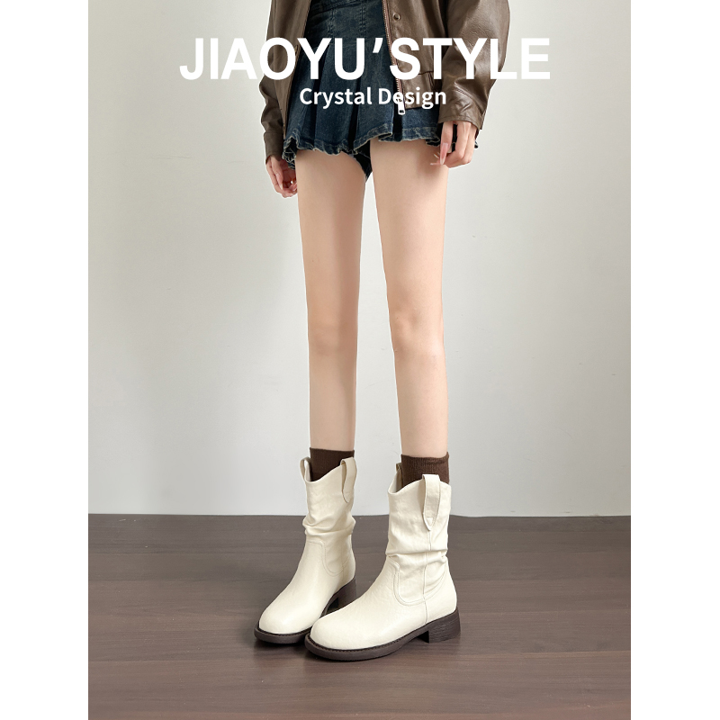 现货【牛皮*免费试穿】短靴