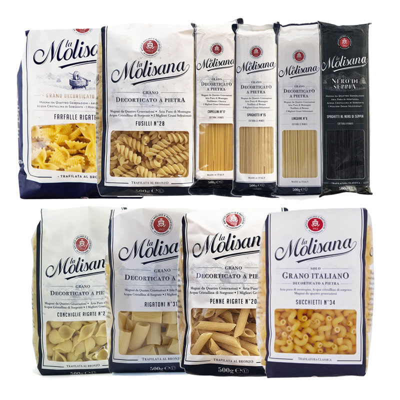 意大利进口molisana麦丽茉莉莎娜意面条 直身螺旋意粉快熟通心粉