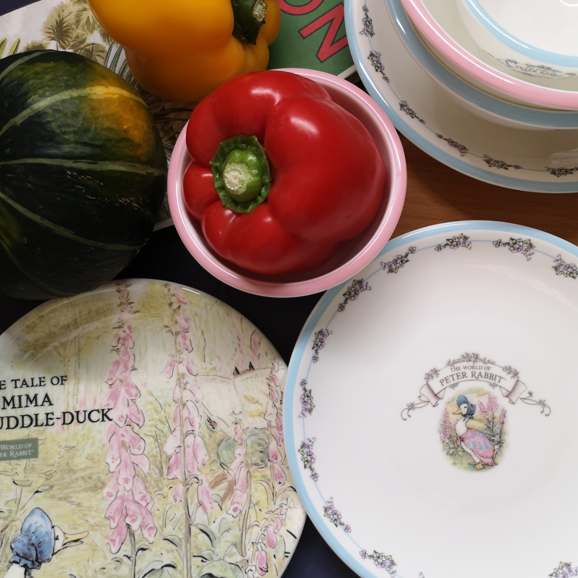 出口骨瓷彼得兔釉中可爱卡通米饭碗 面碗菜盘家用餐具深汤盘 乔迁,餐饮具,盘,淘宝优惠券,粉丝福利购,淘宝优惠卷