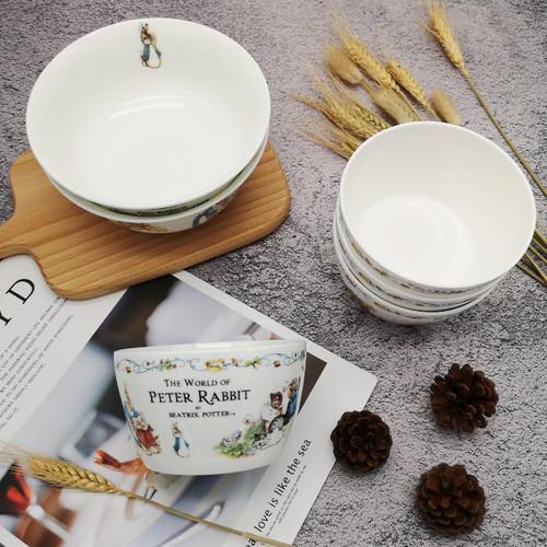 彼得兔米饭碗骨瓷可爱卡通