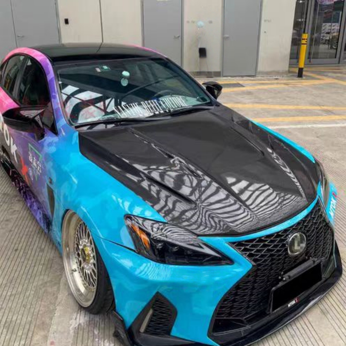 雷克萨斯06-12is250改装开孔机盖