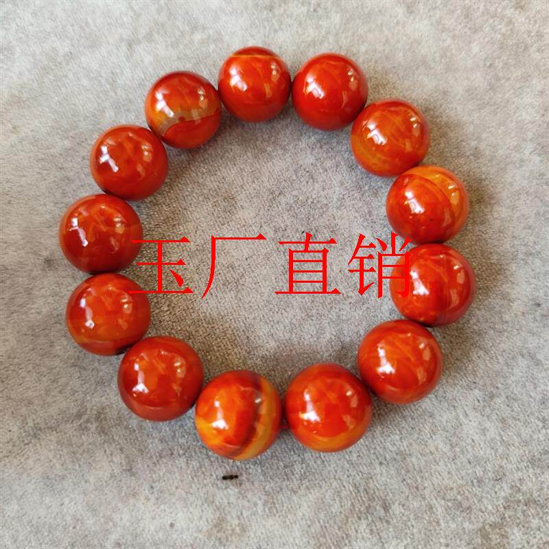 帝王精品战国红手链玛瑙手串男女同款本命年精美特价时尚首饰送礼