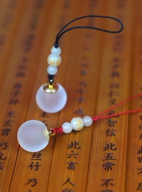 磨砂小玻璃瓶装东西挂件舍利朱砂项链装香水小空瓶密封防水可打开