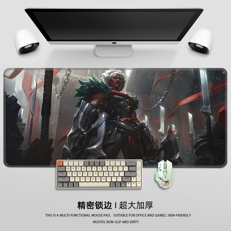 英雄联盟狼母精密锁边加厚鼠标垫
