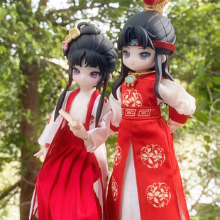 正版come4free红楼梦BJD系列盲盒林黛玉周边关节可动人偶手办公仔